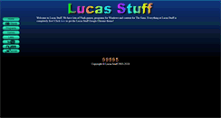 Desktop Screenshot of lucasstuff.com